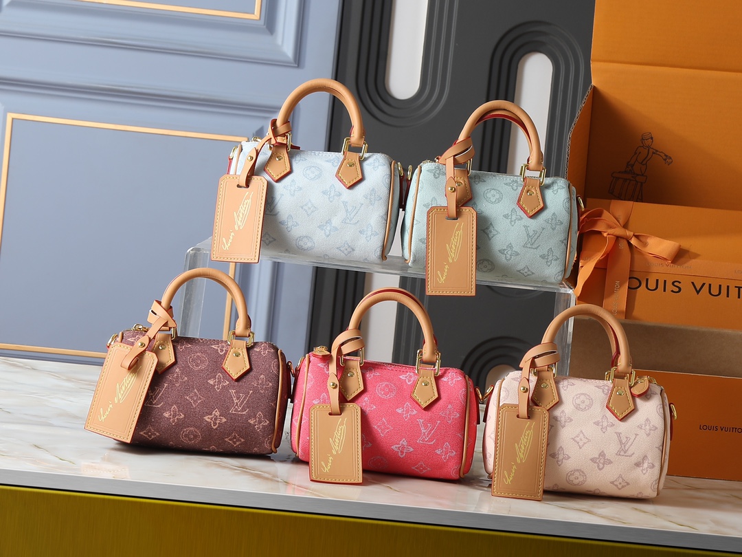 LV Speedy Bandoulière 20 Monogram Anniversary Canvas Bag