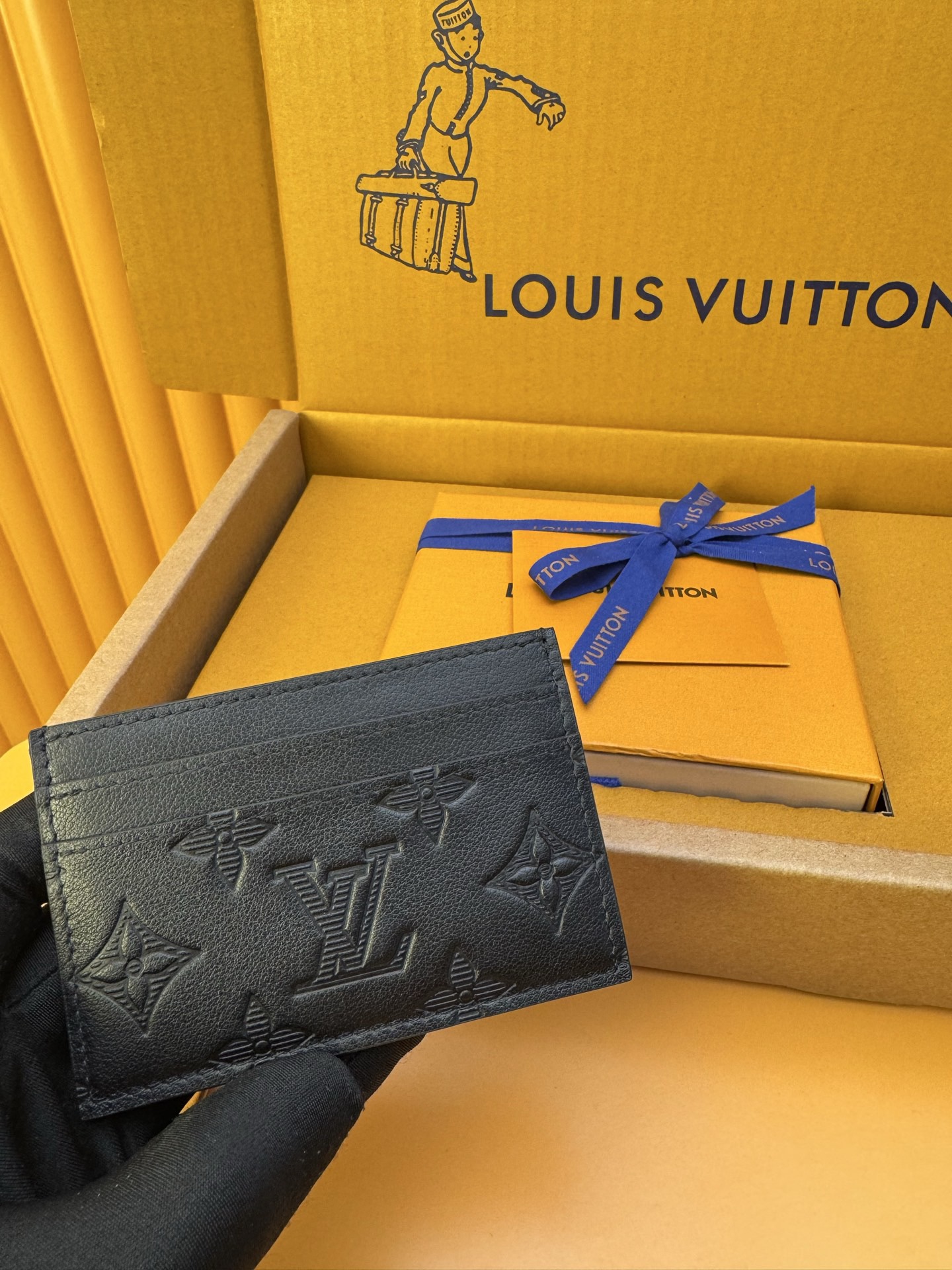 LV Double Card Holder