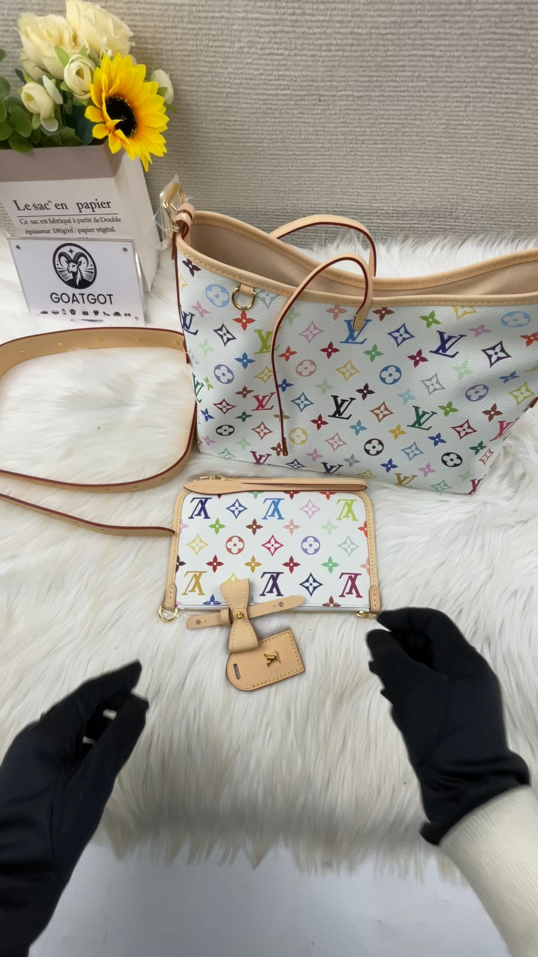 LV x TM Carryall Bag - 10A mirror version