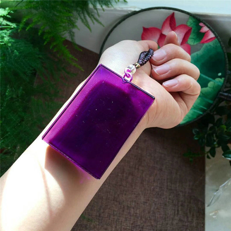 【Love luck】Amethyst Oriental Power Anti Evil Pendant