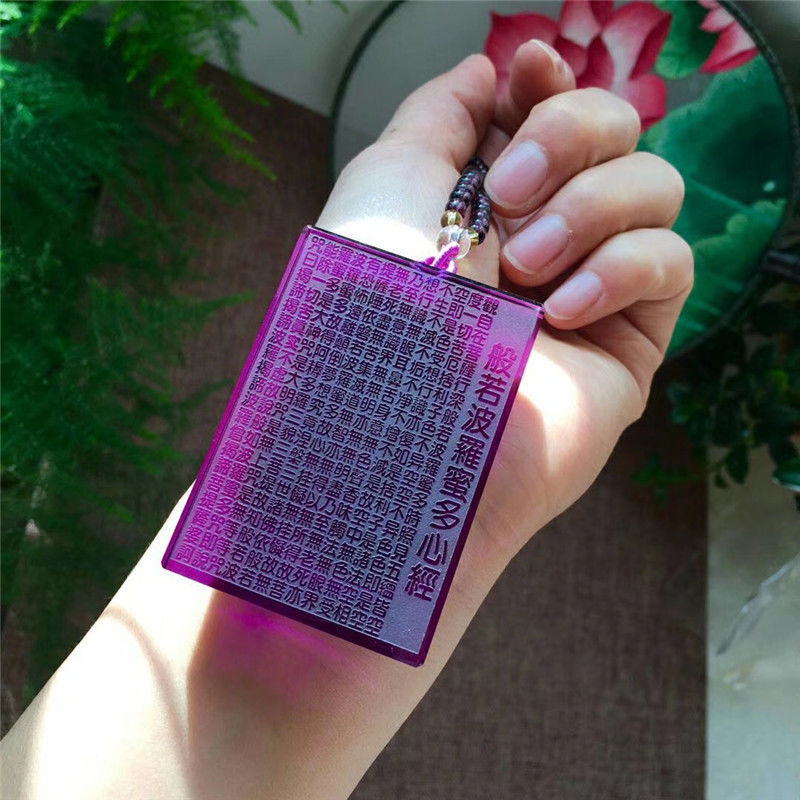 【Love luck】Amethyst Oriental Power Anti Evil Pendant