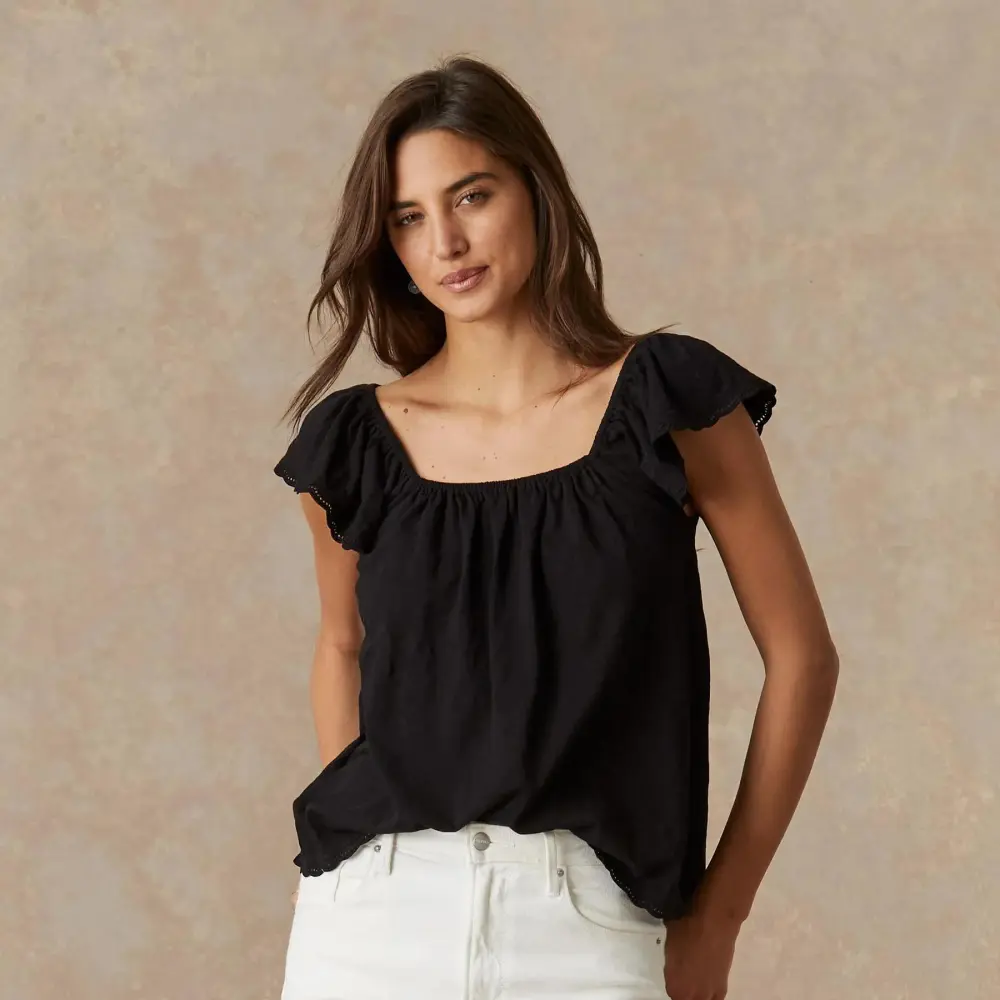 Kira Ruffle Top