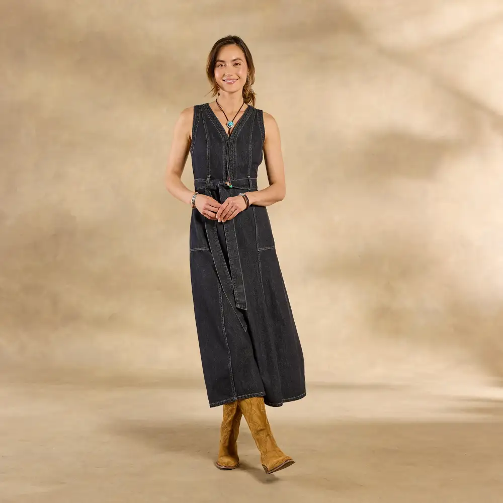 Poppy Denim Dress, Petite