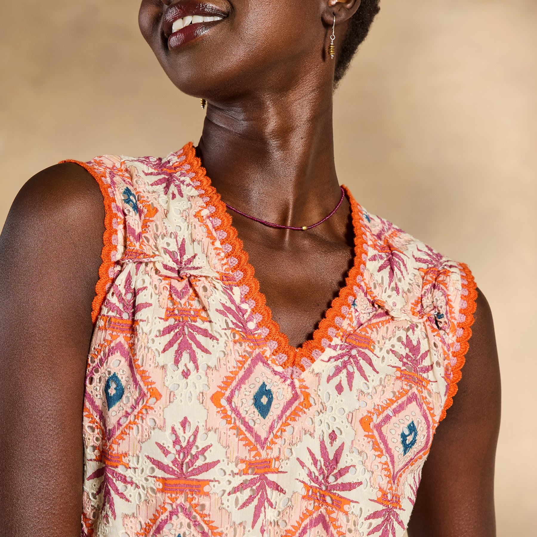 Annetta Eyelet Dress, Petite