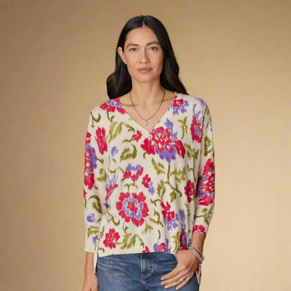 Floral Johanna Sweater