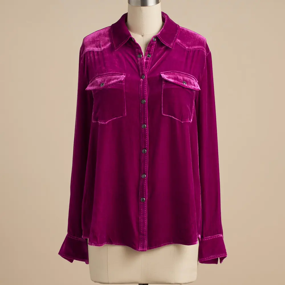 Anja Velvet Shirt