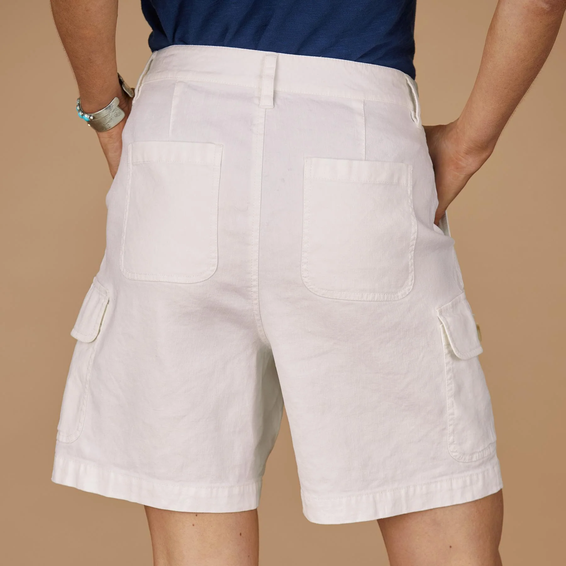Safari Wonder Linen Shorts, Petite