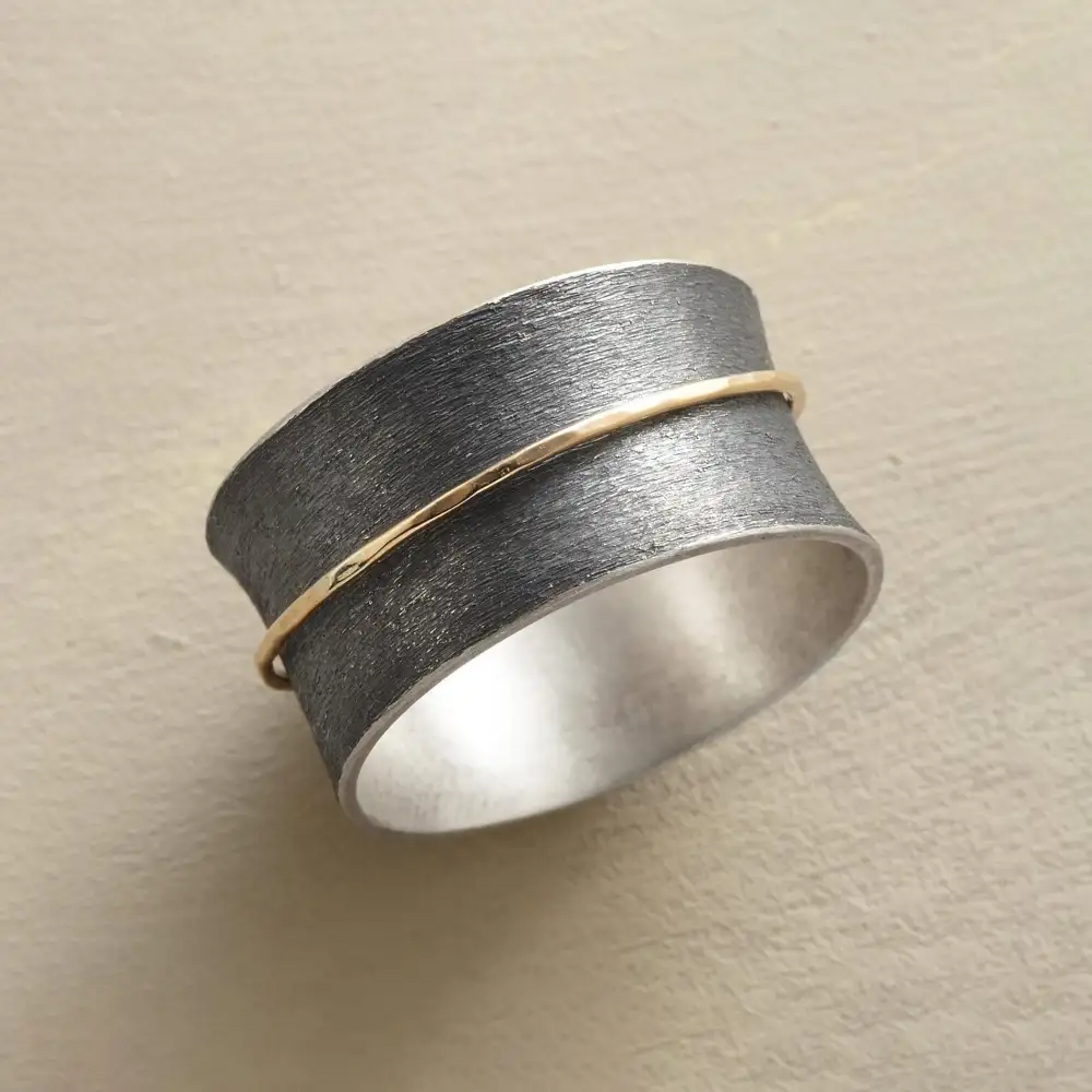 Spun Into Gold Ring