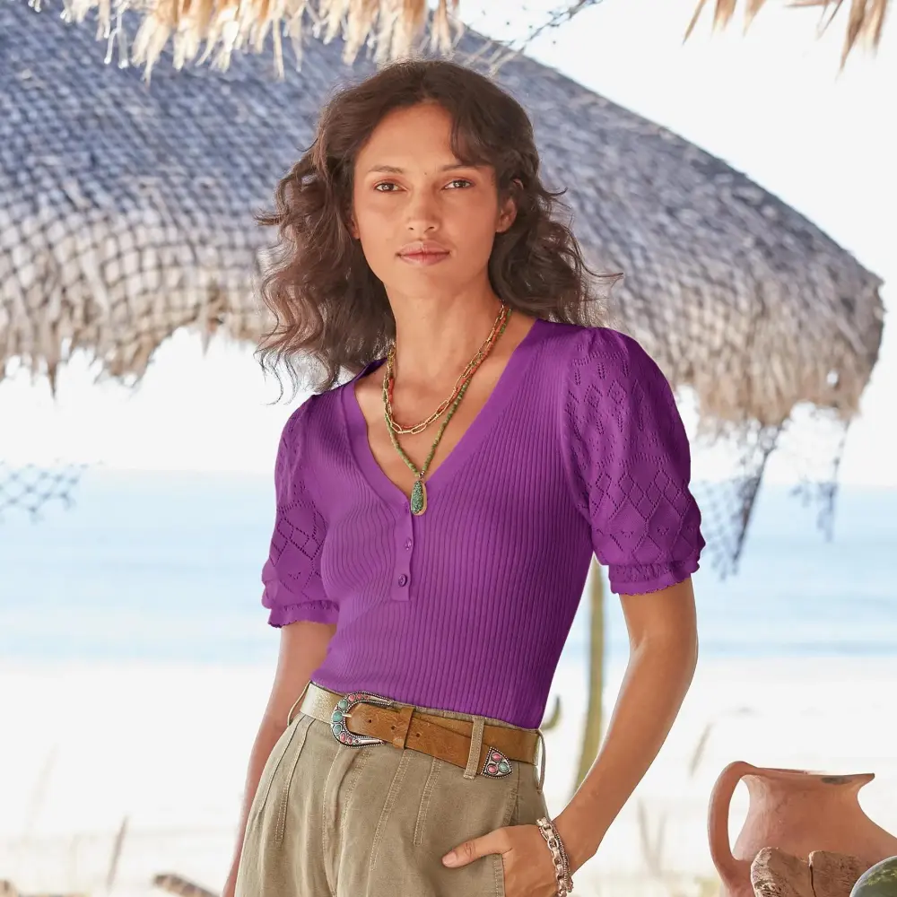 Twyla Stitch Sweater, Petite