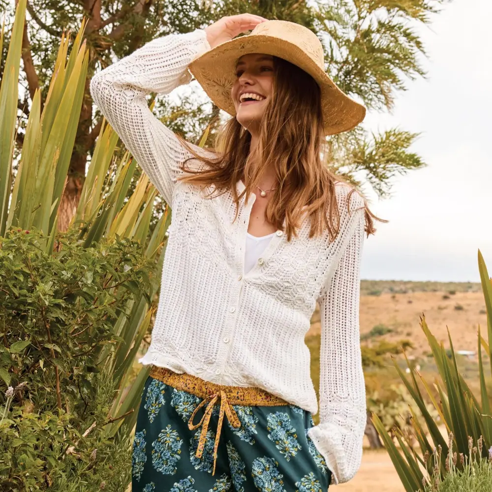 Cassatt Pointelle Cardigan