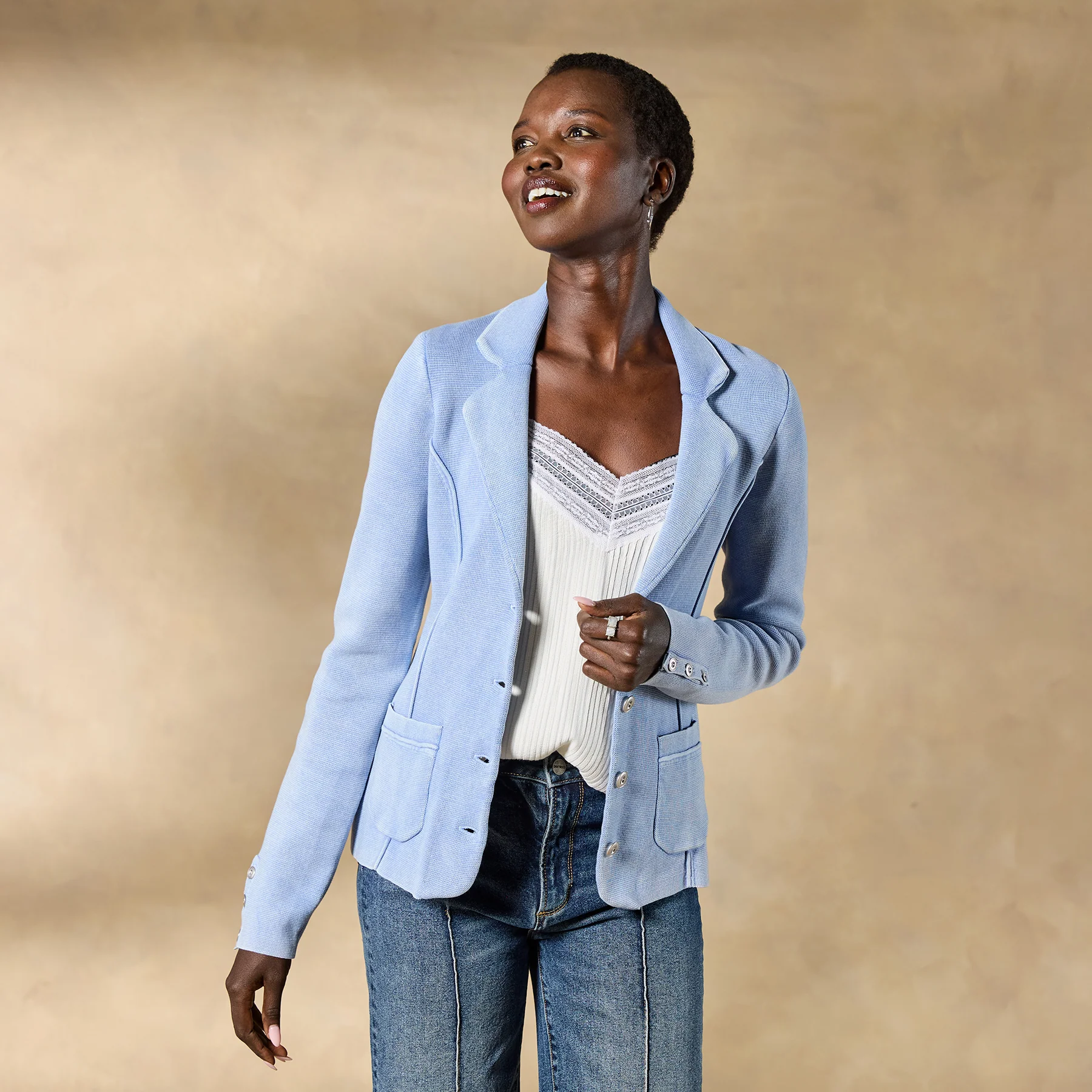 Horizon Sweater Blazer, Petite