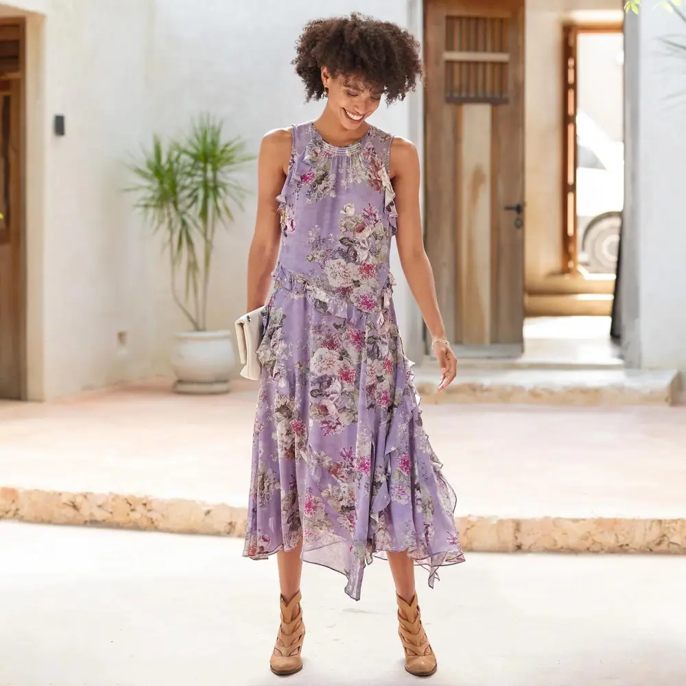 Faye Floral Dress, Petite