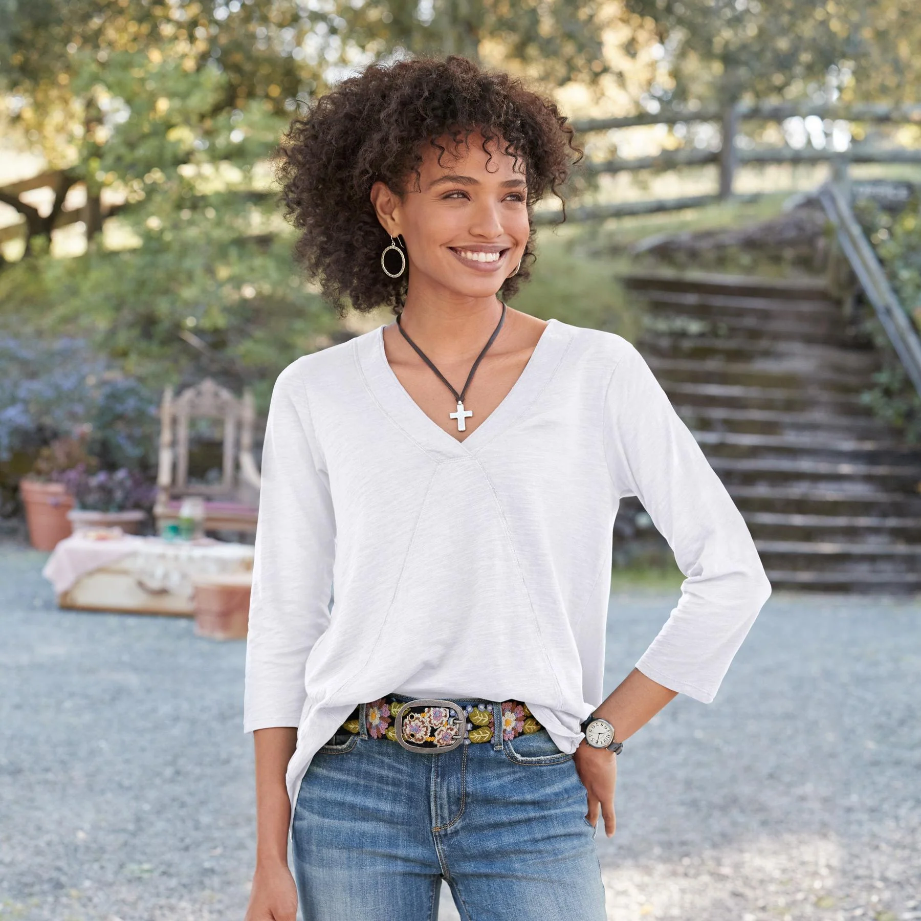 Everyday Essential Tee 3/4 Sleeve