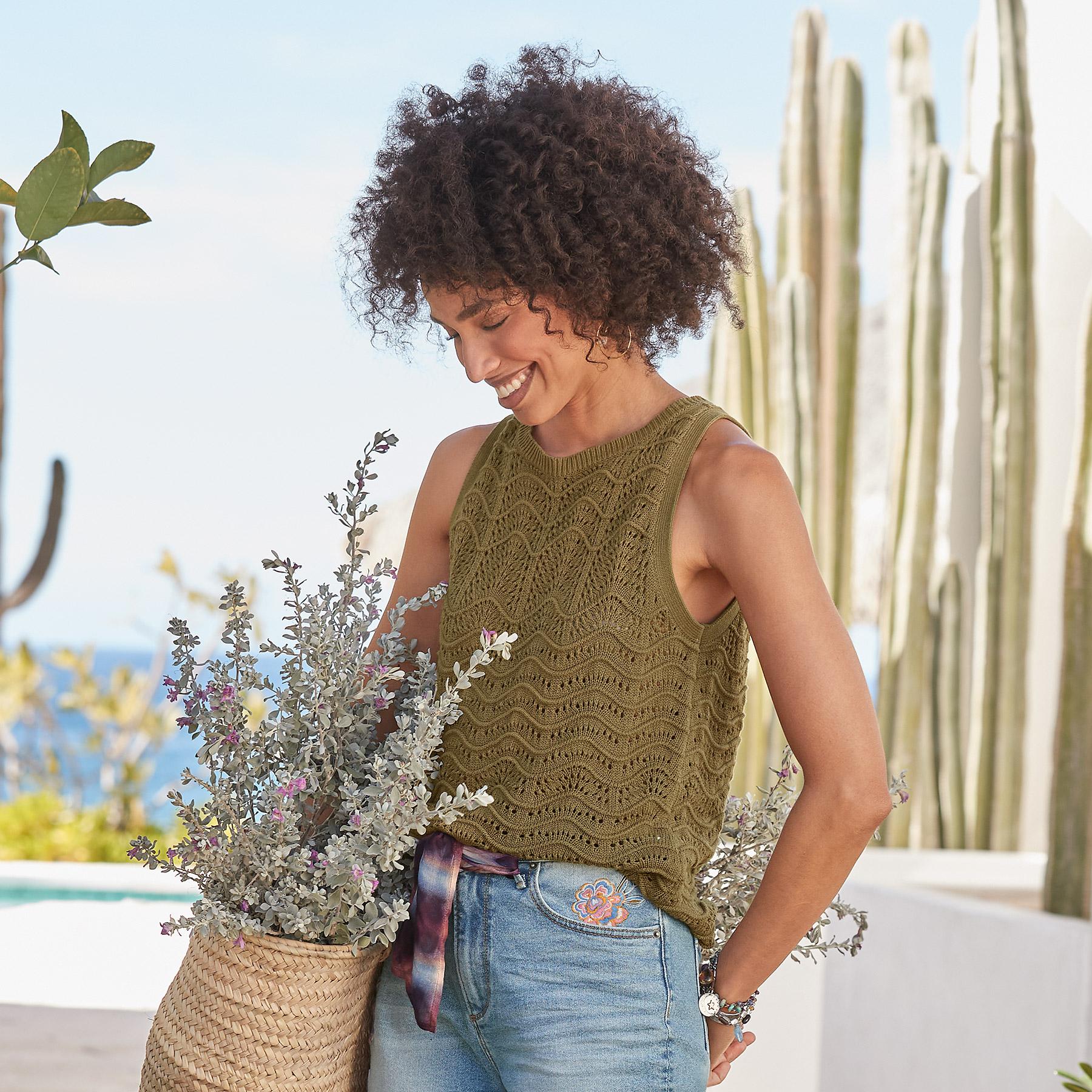 Ravina Shell Sweater, Petite