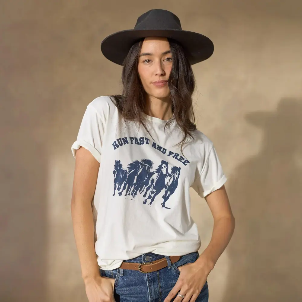 Run Fast And Free Tee