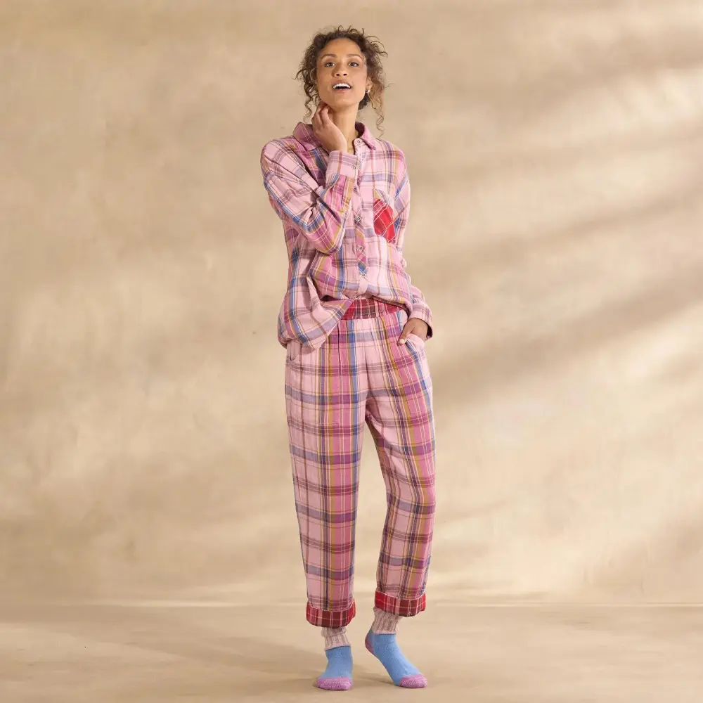 Martina Plaid Pajama Bottoms