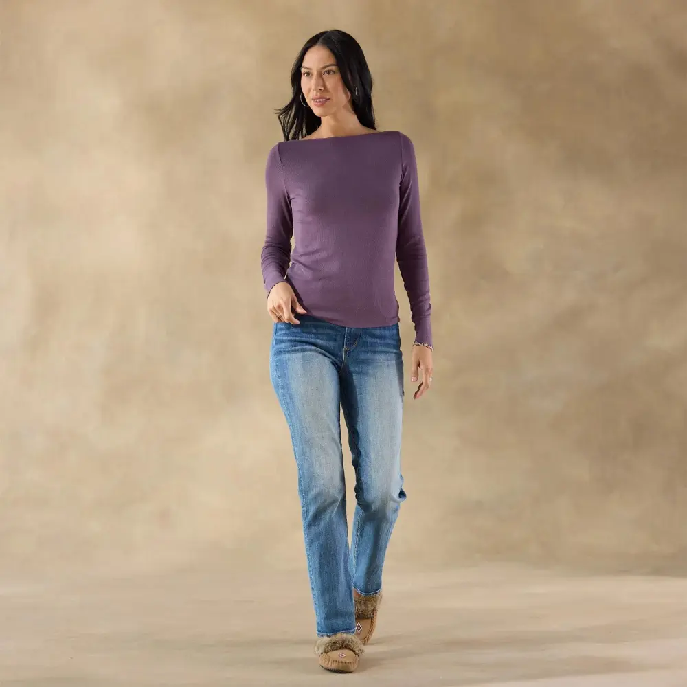 Light As Air Boatneck Tee