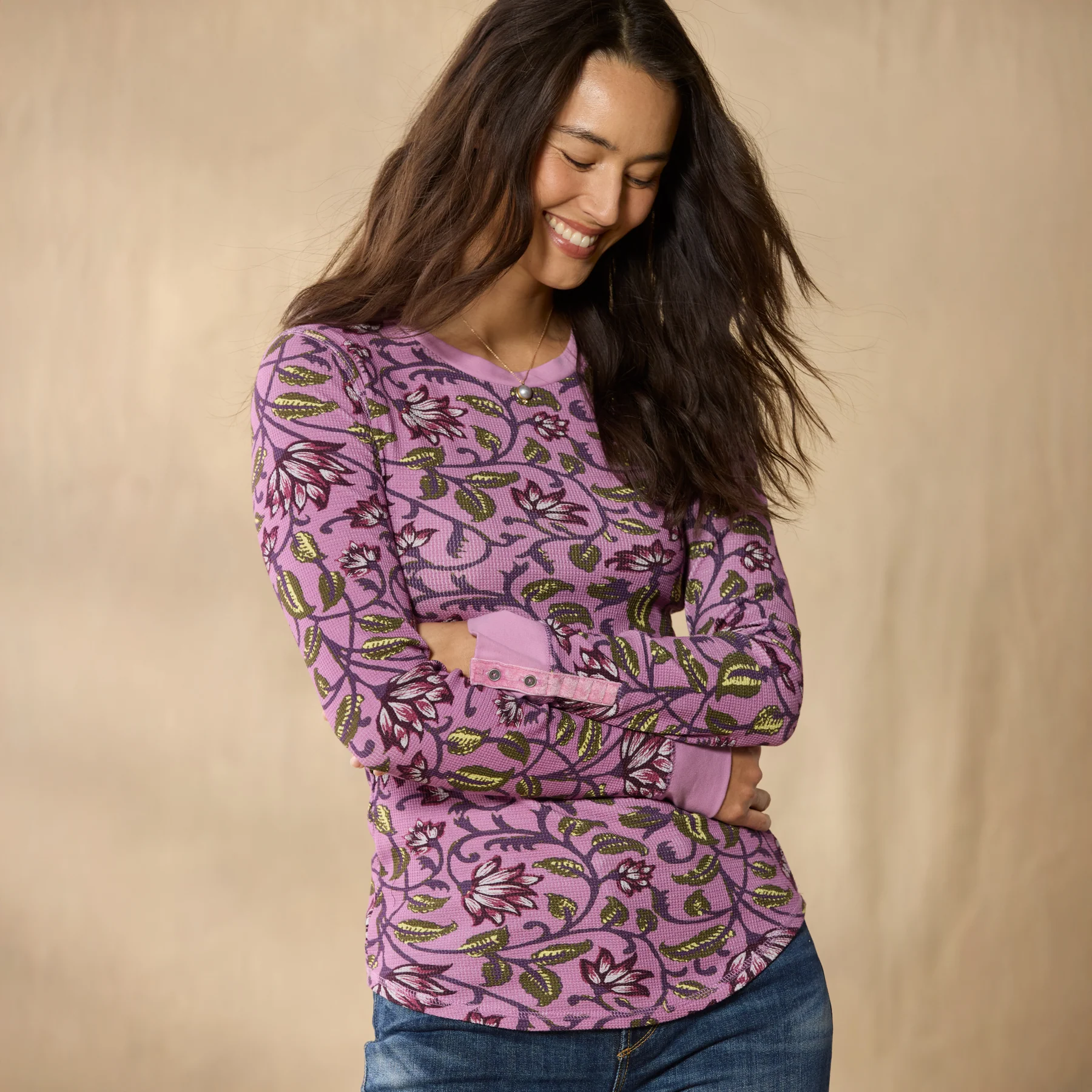 Sausalito 3/4 Sleeve Thermal, Petite