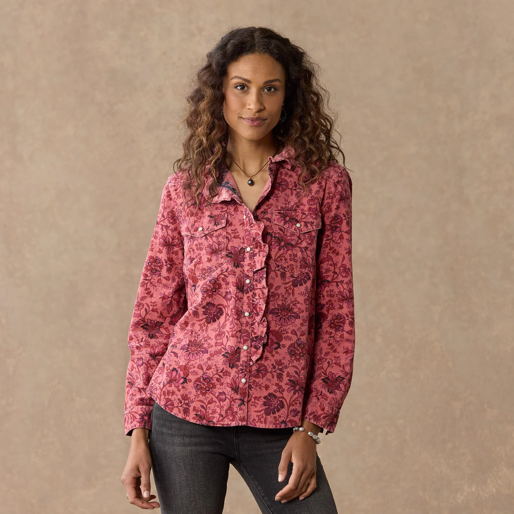 Ombeline Printed Shirt, Petite