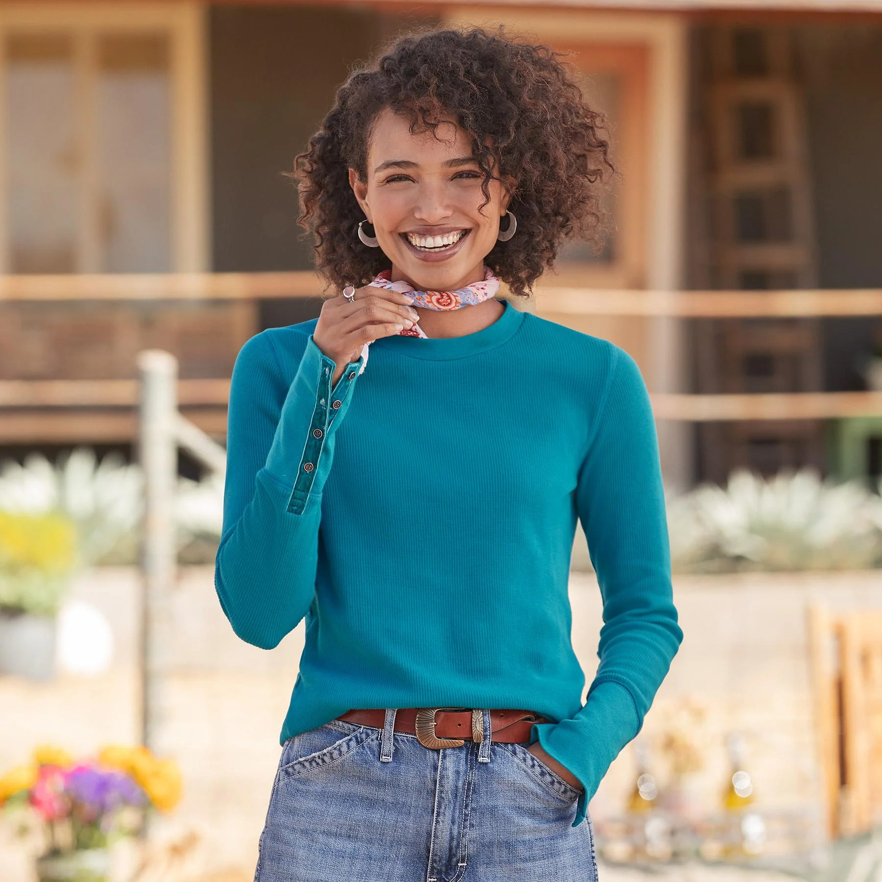 Crewneck Thermal, Petite