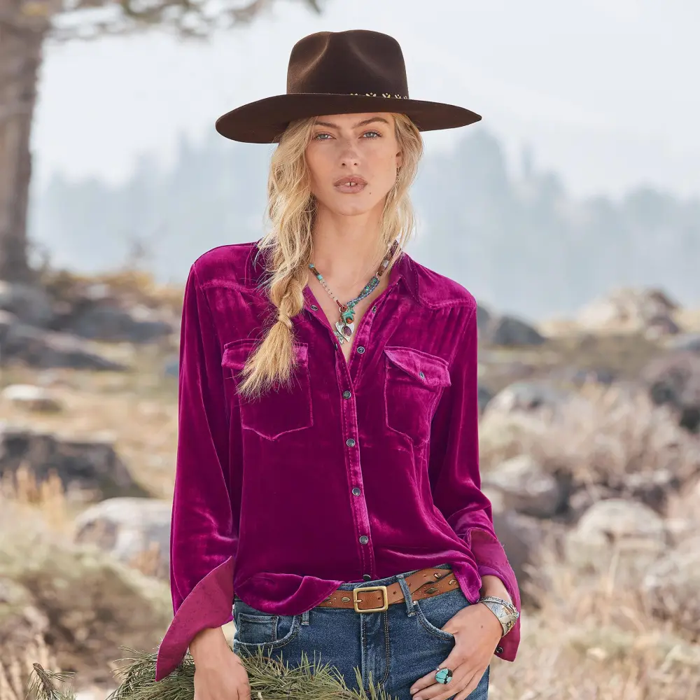 Anja Velvet Shirt