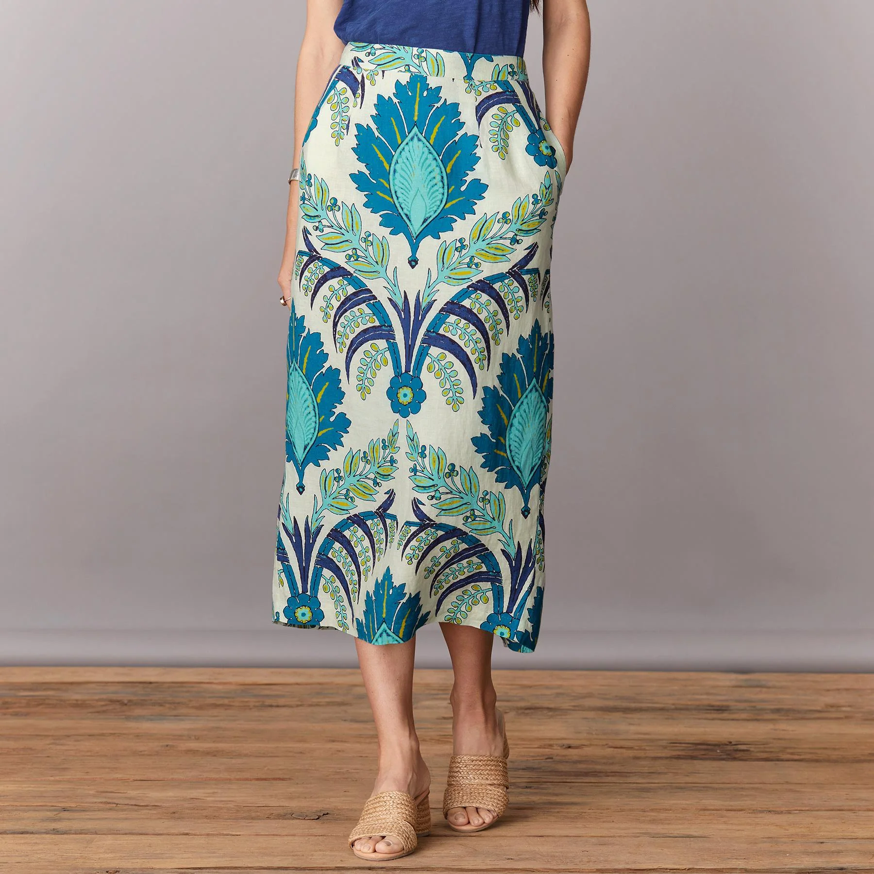 Verenia Linen Skirt, Petite