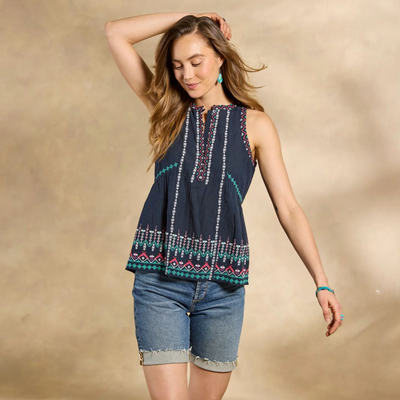 Tolouse Embroidered Tank