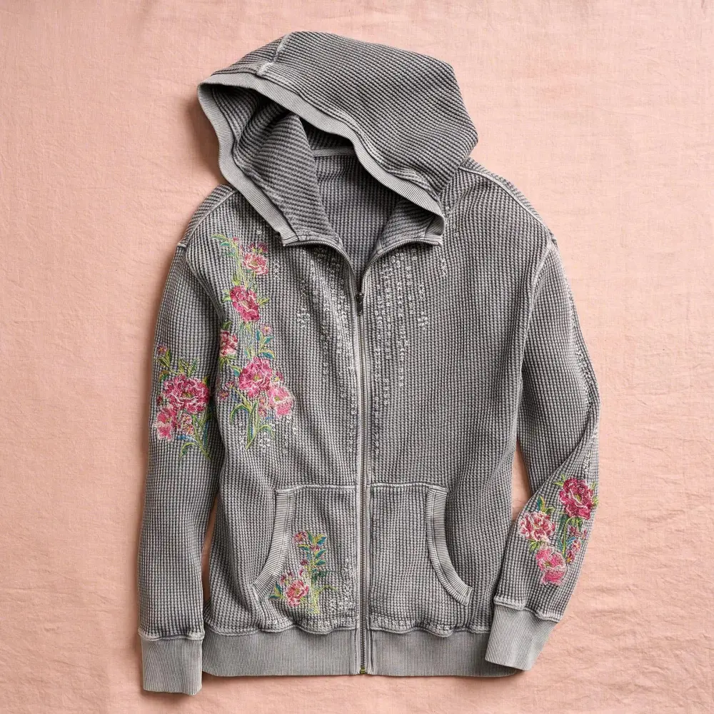 Jolene Floral Hoodie, Petite