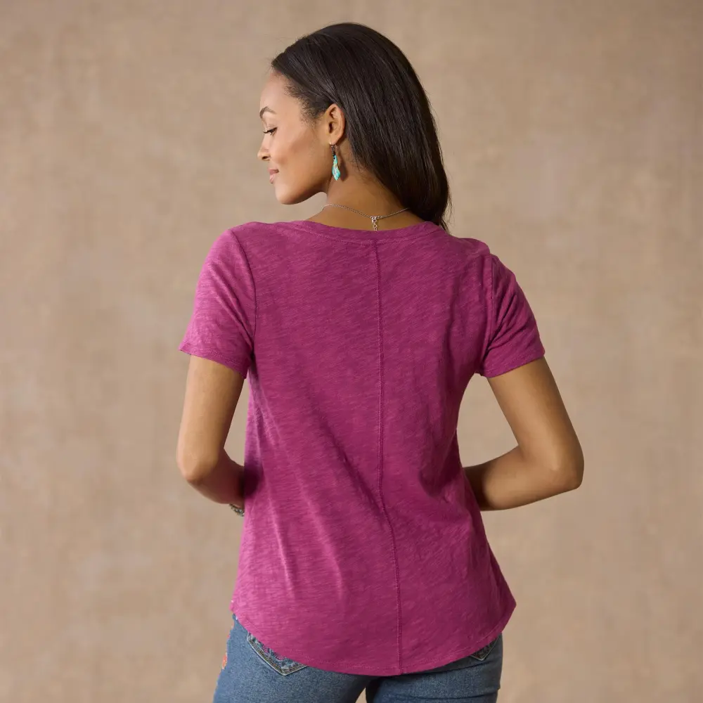 Ultimate Airy Slub Scoopneck Tee