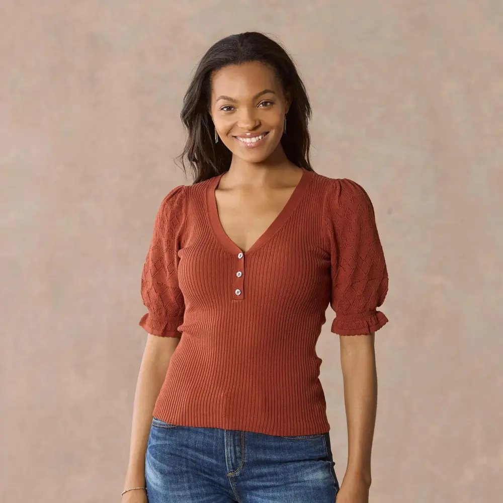 Twyla Stitch Sweater, Petite