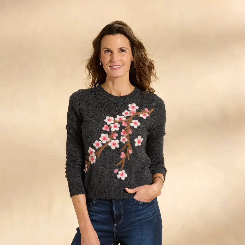 Cherry Blossom Sweater