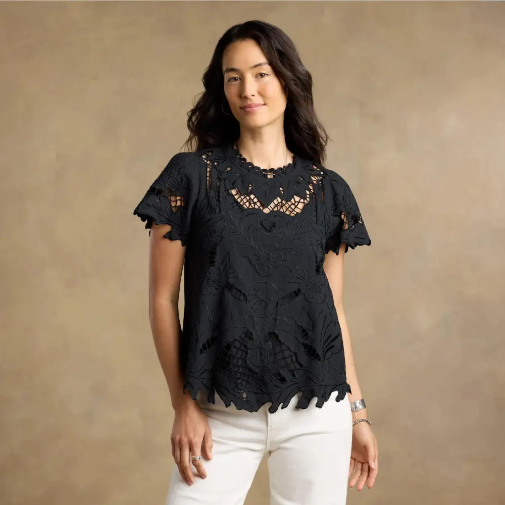 Ayre Lace Top, Petite