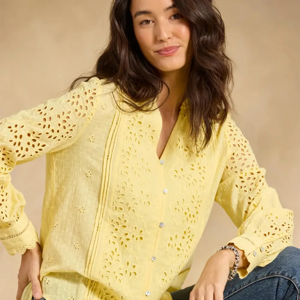 Valeria Eyelet Shirt