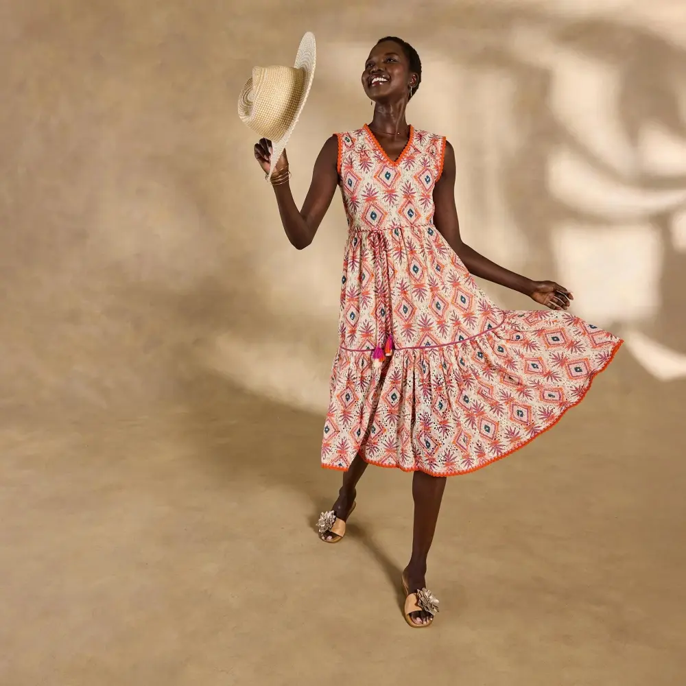 Annetta Eyelet Dress