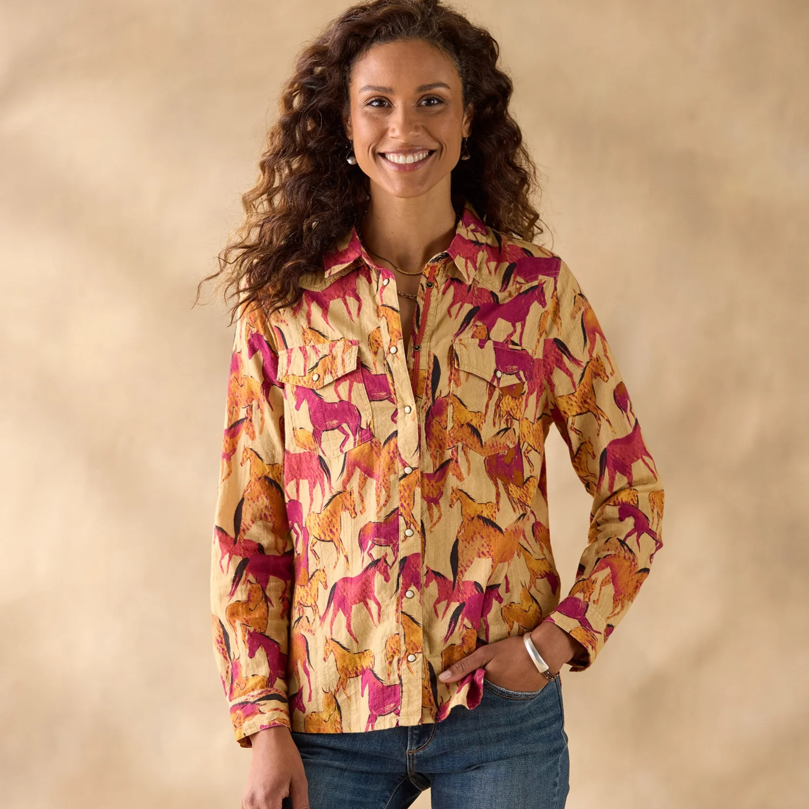 Equestrian Joy Shirt, Petite