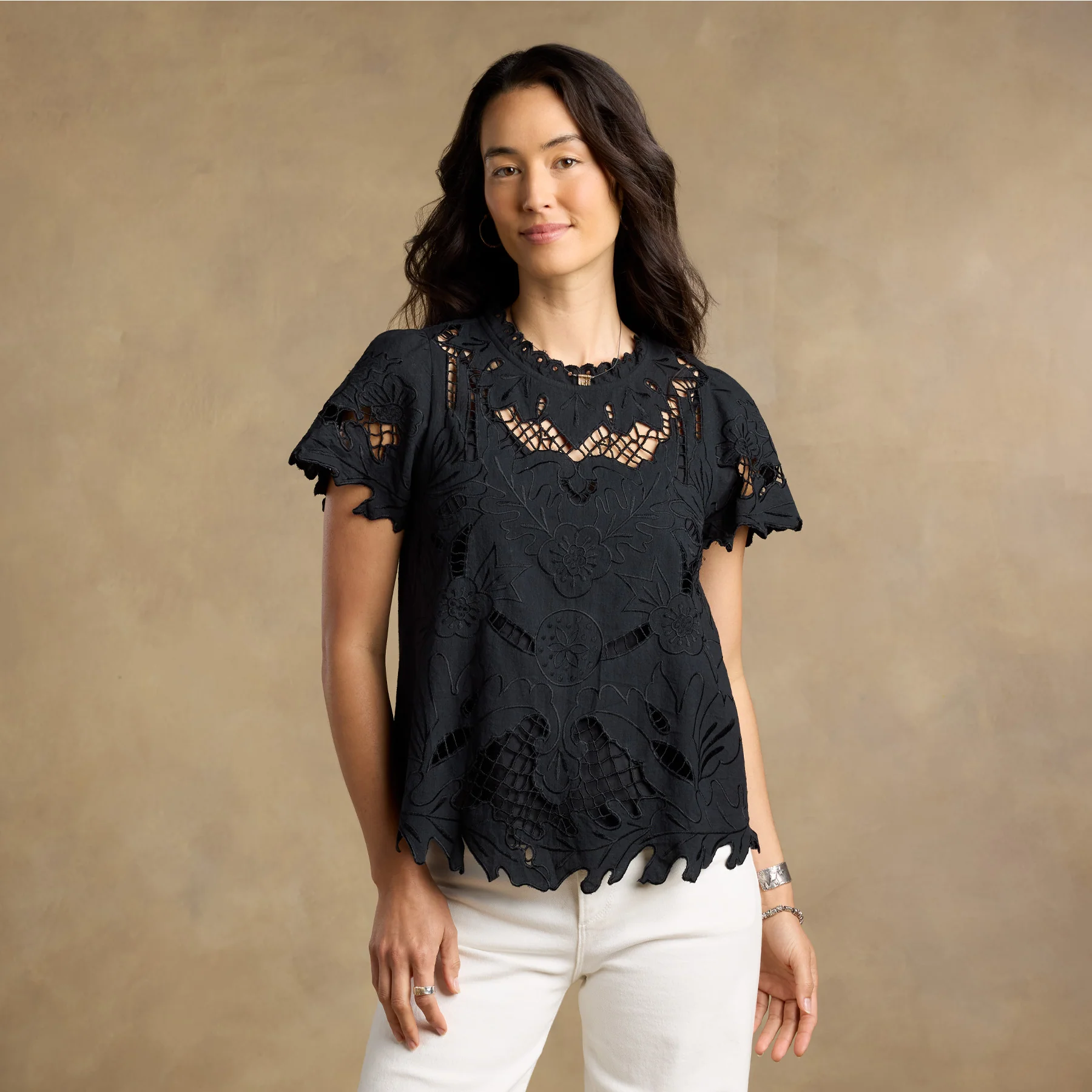 Ayre Lace Top, Petite