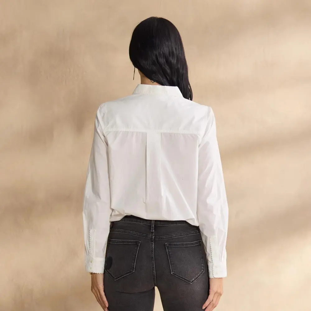 Clarice Tuxedo Shirt, Petite