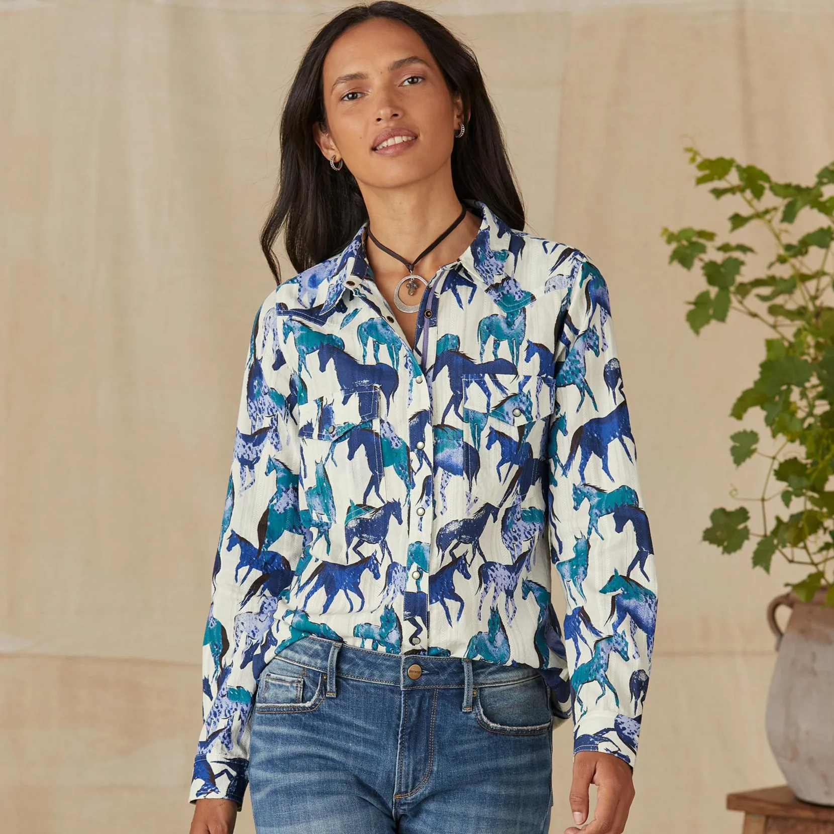 Equestrian Joy Shirt, Petite
