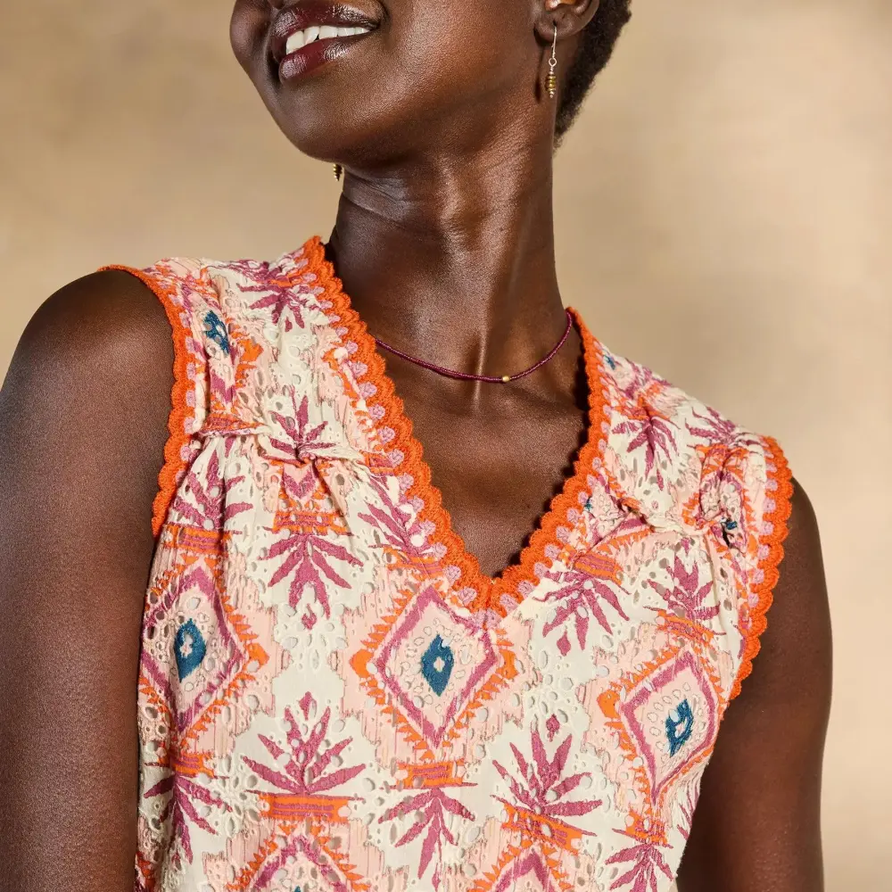 Annetta Eyelet Dress