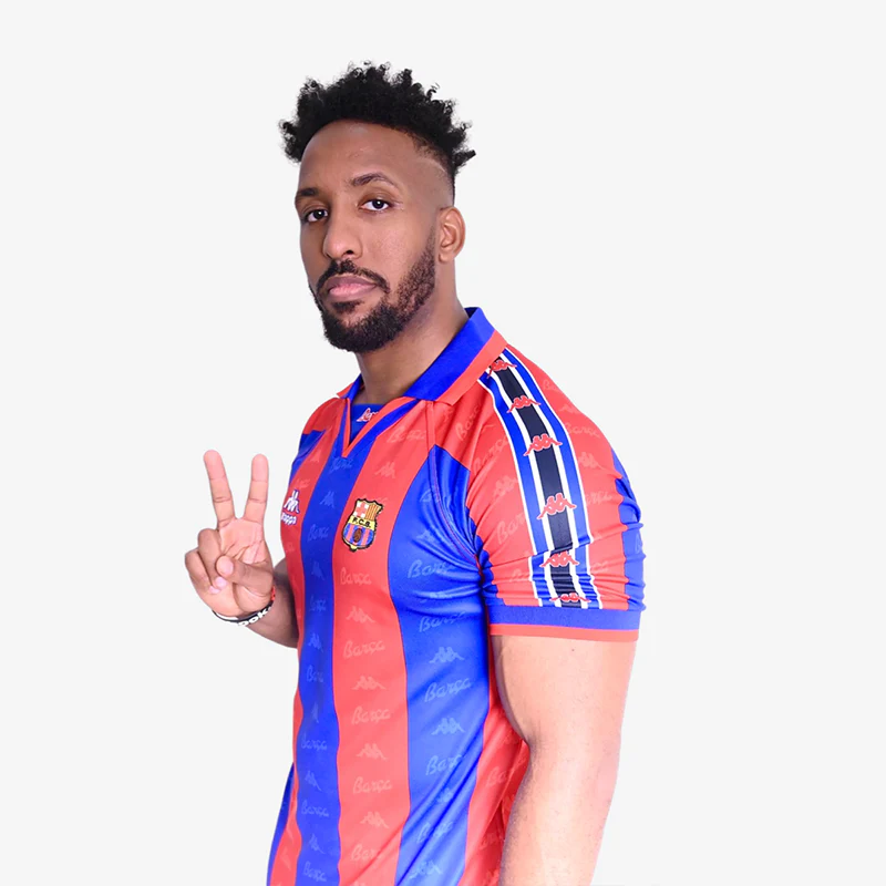1995-97 Retro Barcelona Kappa Home Shirt