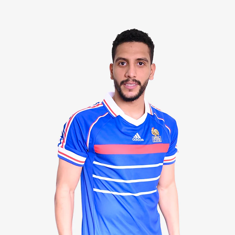 1998 Retro France Adidas Home Shirt France