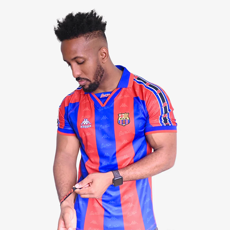 1995-97 Retro Barcelona Kappa Home Shirt