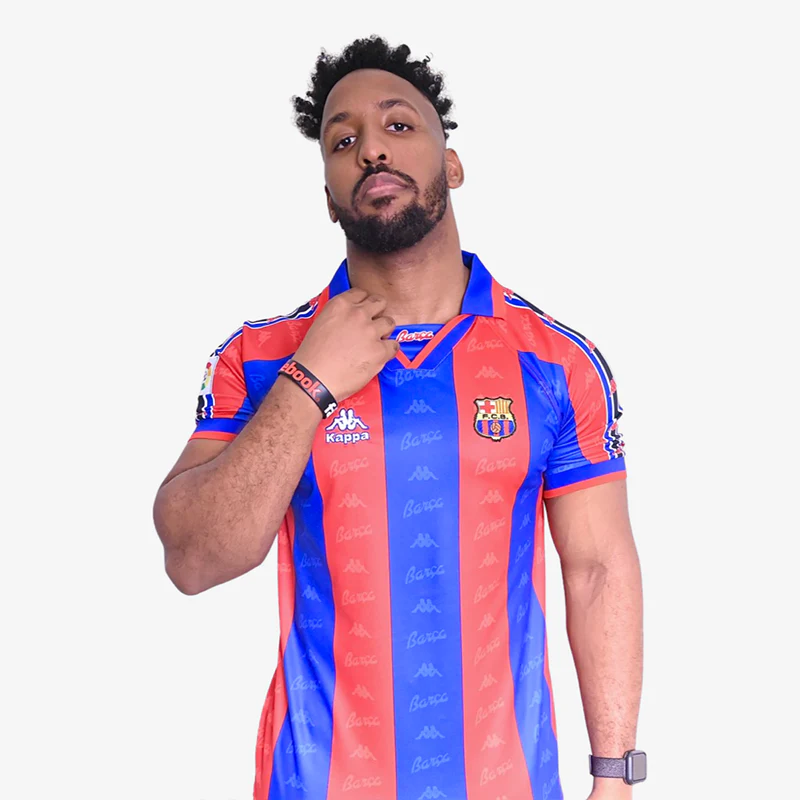 1995-97 Retro Barcelona Kappa Home Shirt