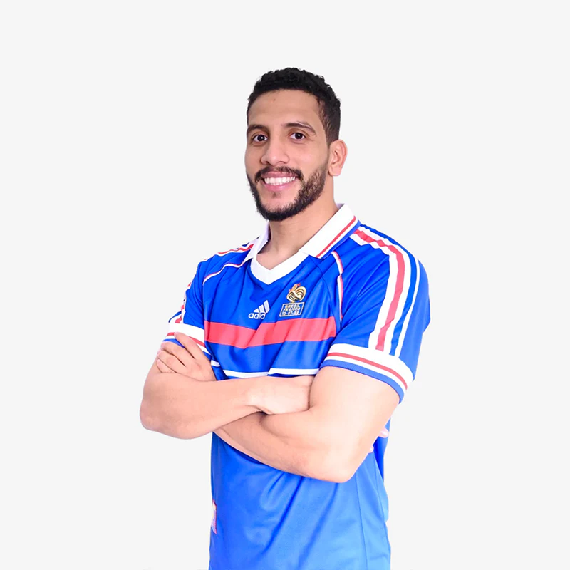 1998 Retro France Adidas Home Shirt France