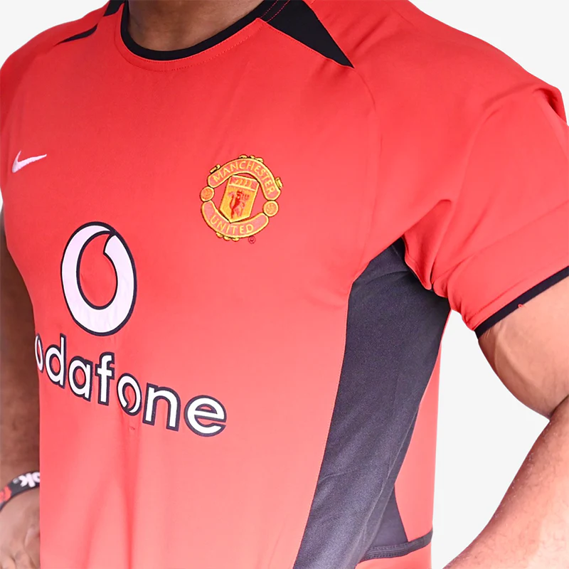 2002-04 Retro Manchester United Nike Home Shirt