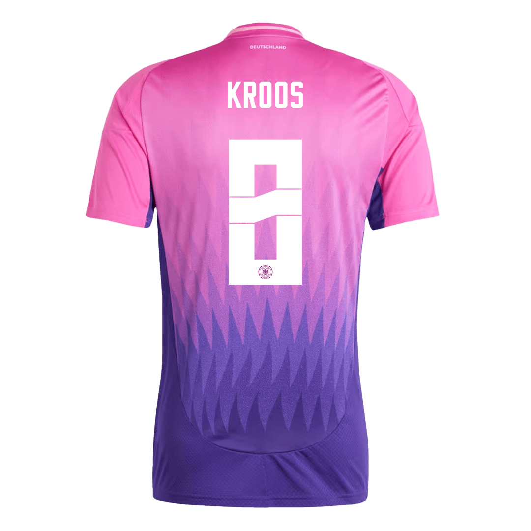 Toni Kroos #8 Germany Away Jersey EURO 2024-Deutschland