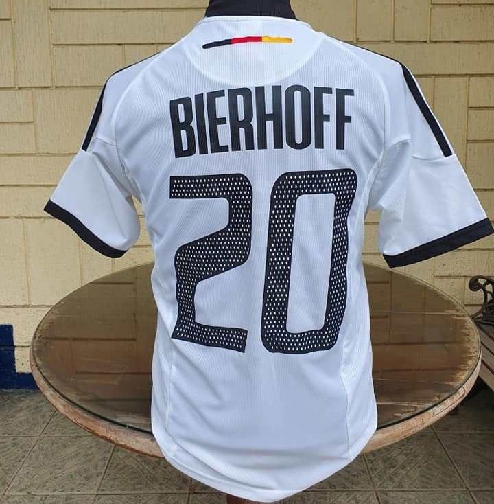 GERMANY 2002 FIFA WORLD CUP BIERHOFF 20 JERSEY-Deutschland