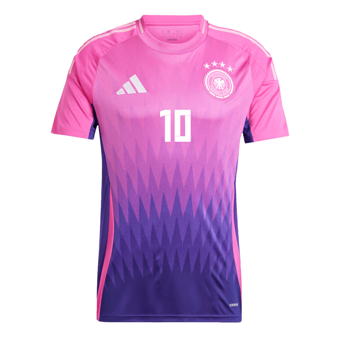 Jamal Musiala #10 Germany Away Jersey EURO 2024-Deutschland