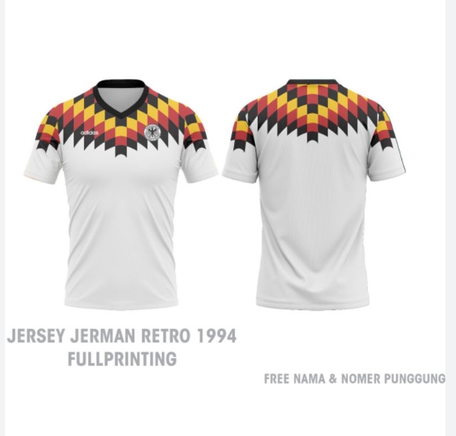 Germany Retro Jersey Home 1994-Deutschland