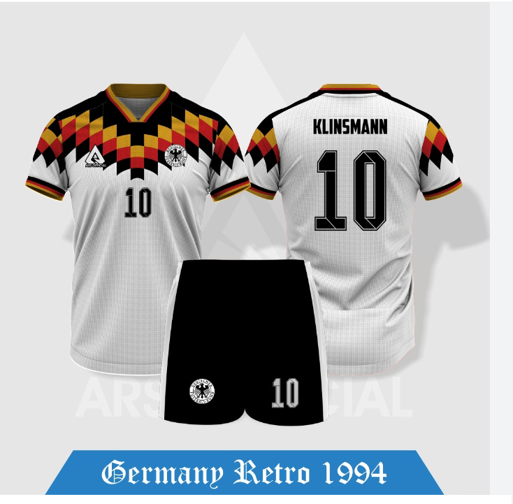 Germany Retro Jersey Home 1994-Deutschland